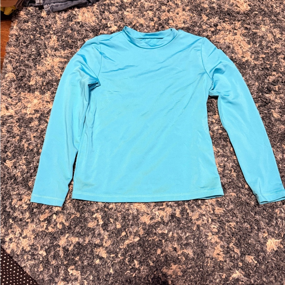 Cat & Jack Blue Kids Swim Rashguard